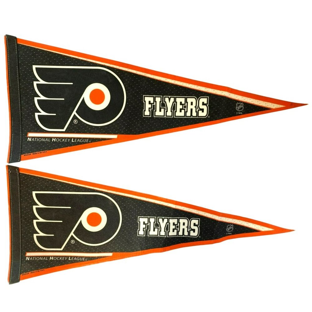 Vintage Flyers Pennant NHL National Hockey League WinCraft TWO Souvenir Sport